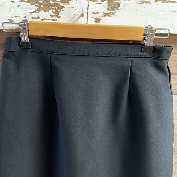 Kathi Lee Collection Ladies Pencil Skirt Size 12 Black Above Knee Vintage - Picture 2 of 5